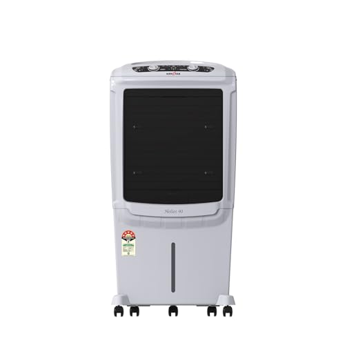 Kenstar Helios HC 90 Desert Air Cooler 90L|5 Star BEE Rated|5 Year Motor & Pump Warranty |50 ft Air Throw I Honeycomb Cooling|3-Speed | Water Level Indicator | Collapsible Louvers I Off White & Black