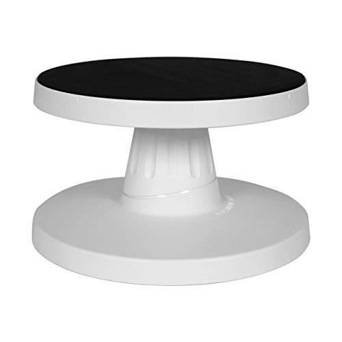 Schwenkbarer Drehteller 14 x 23 cm, Kunststoff, Weiß, 23 x 23 x 14 cm