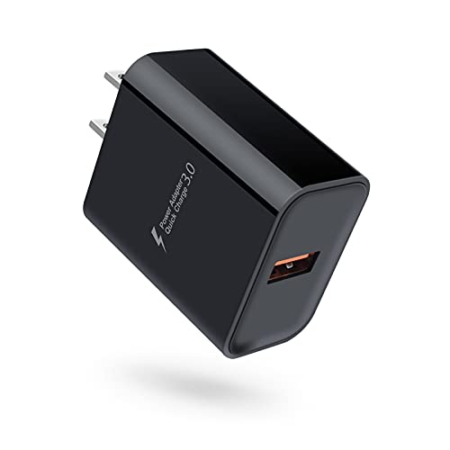 Quick Charge 3.0,18W 3A USB Wall Charger Adapter Fast Charging Block Wireless Charger for Samsung Galaxy S26 Ultra S25 S24 S23 S22 S21 S20 FE S10 A17 A16 A15 A57 A56 A55 A14 A13 A37 A36 A53 A54 A03s