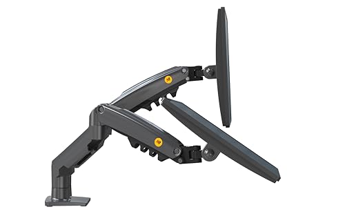 Support double écran PC réglable pour soulager le mal de dos et la nuque - 4
