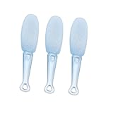 HAPINARY Lima per Piedi Rimuove Calli e Pelle Indurita Sabbia di Corindone Bianco 3 Pezzi Stili multipli Ammorbidisce la Pelle Colore Casuale per Viaggio e Bagno