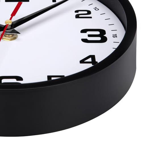 Wall Clock Silent Non-Ticking 8 Inch Clocks Battery Operated - Image 4