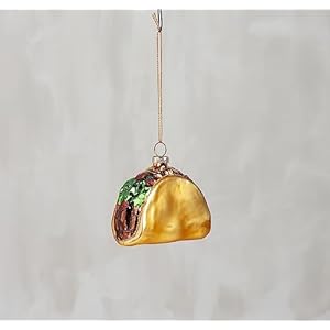 Primitives by kathy glass taco ornament  urban country home decor
