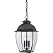 Quoizel BAN1511K Bain Pendant, 3-Light 180 Total Watts, Mystic Black
