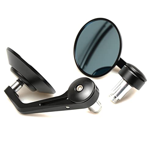 Espejos de motocicleta para manillar de 13mm-18mm compatibles con Suzuki SV650