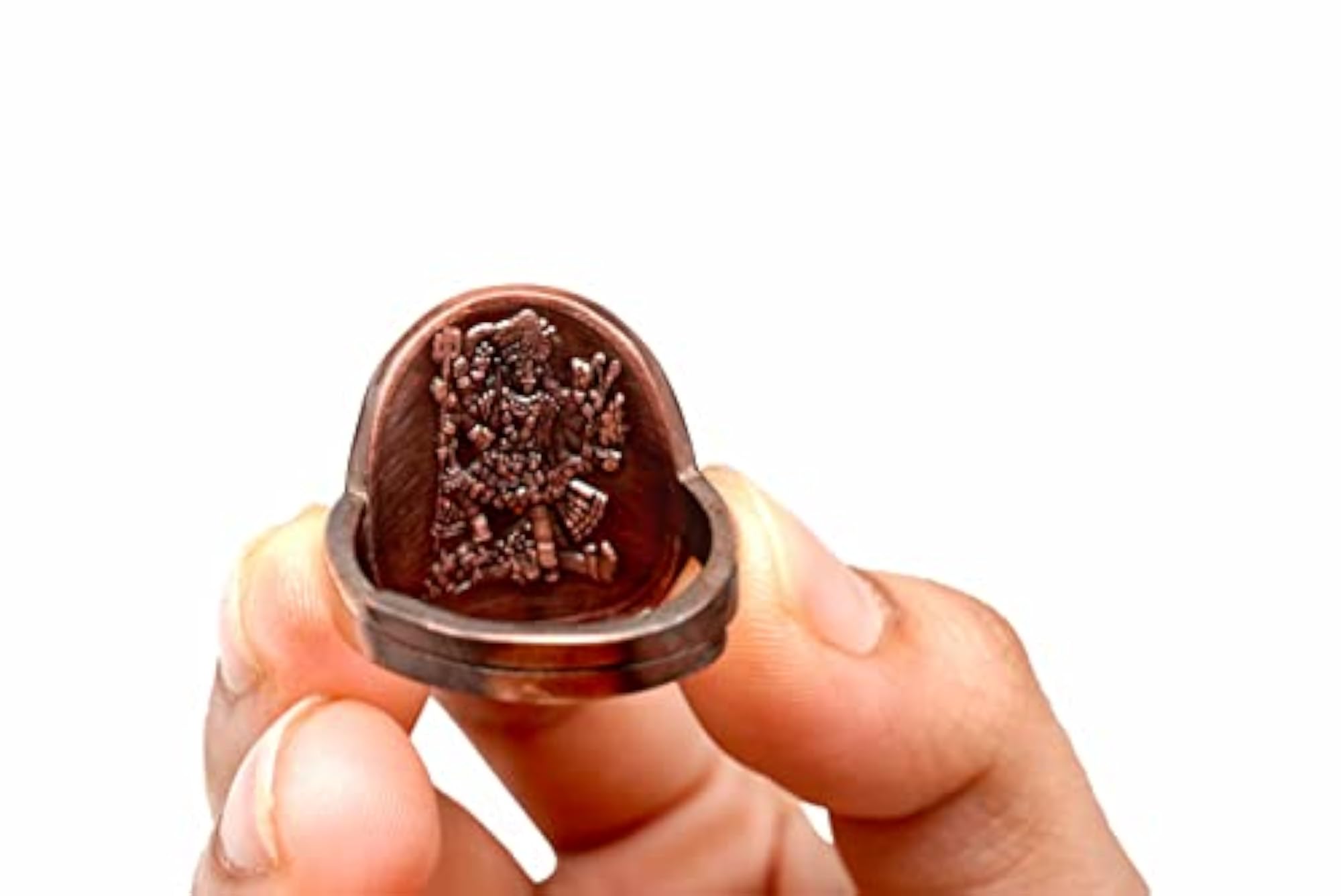 Shree MahaKali Yantra Ring in Antique Finish