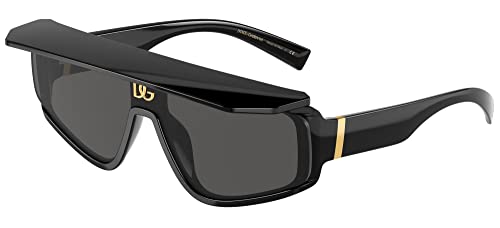 Dolce & Gabbana Lunettes de Soleil DG 6177 Shiny Black/Grey 46/14/145 homme