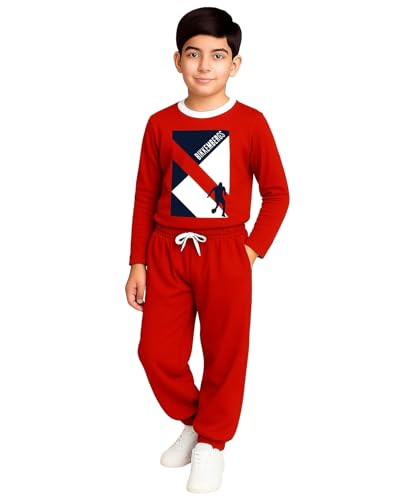 Image of Kuchipoo Boys Regular Fit Cotton T-Shirt and Trackpant Set