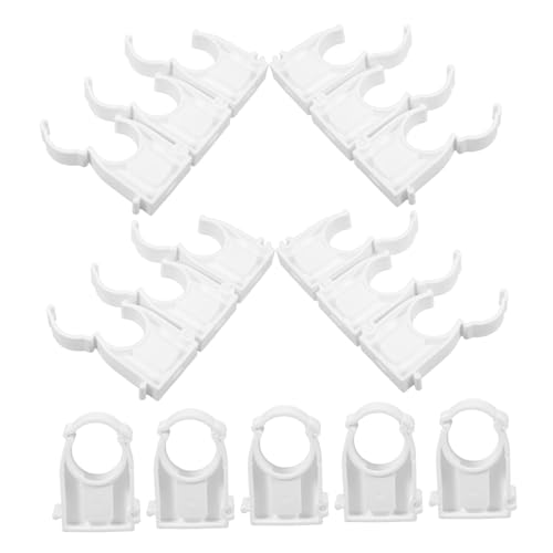 NUOBESTY 100piezas Abrazadera De Tubo De Resistentes Clips Para Montaje Soporte De Clip Para Instalación De Mangueras