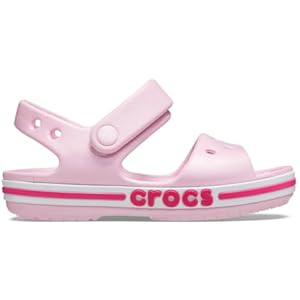 Crocs Sandalen für Mädchen und Jungen, leichte Sommer Sandalen 29-30 EU Ballerina Pink/Candy Pink