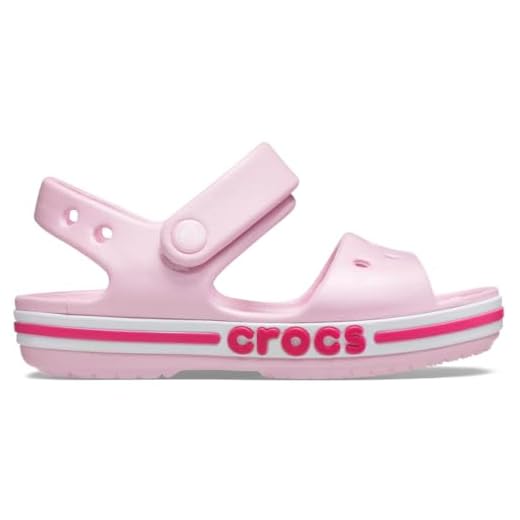 Crocs Sandalias Bayaband. Sandalias Niños Verano. Unisex. Sandalias Niño, Sandalias Niña. Sandalias Playa, Sandalias Piscina. 28-29 Eu Ballerina Pink/Candy Pink