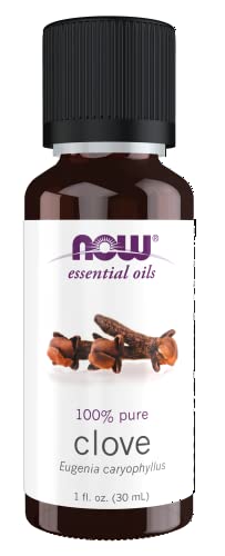 Now Essential Oils, Clove Oil, Balancing Aromatherapy Scent, Steam Distilled, 100% Pure, Vegan, Child Resistant Cap, 1-Ounce #TOP8