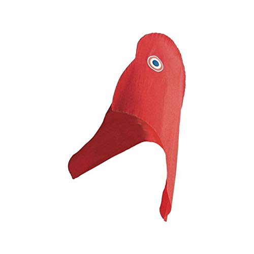 Générique 1 Bonnet Phrygien, Coiffe Rouge en crépon avec Petite cocarde Bleu Blanc Rouge, révolution (1)