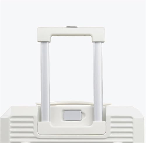 Durable Suitcase for Women Suitcsases With Cup Holder USB Spinner Wheels Hardside Luggage Carry On Luggage Retro Suit Case (Color : Blue, Size : 20inch)2