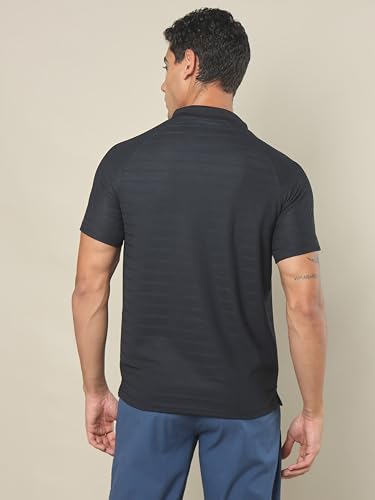 Image of TECHNOSPORT Men's Polyester Slim Fit Polo T-Shirt - (P691 P) Pack of 1