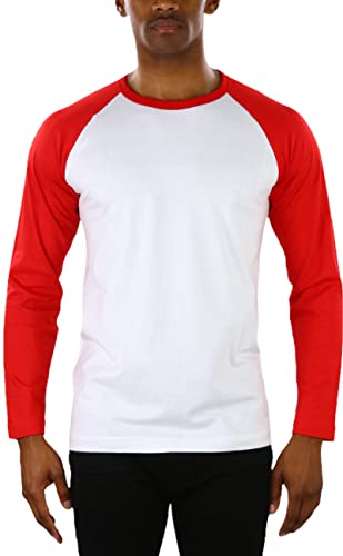 ToBeInStyle Men's Long-Sleeved Baseball Shirt -...