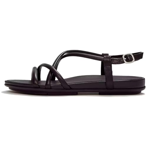Sandales en cuir FitFlop Gracie - Nu-pieds chics et plats pour femme