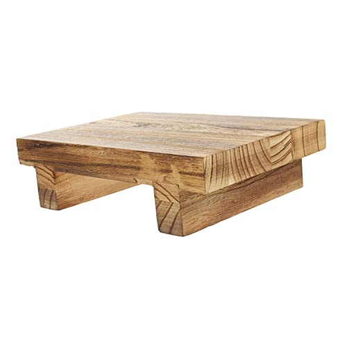 SEWACC Practical Wooden Storage Bracket Boys and Girls's Footstool Living Room Bedroom Stool