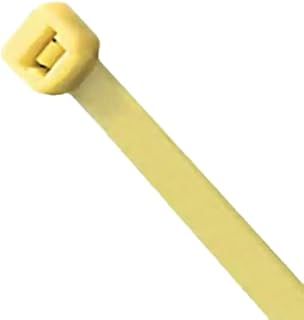 Pack of 1,060 PLT1M-M4Y Standard, Locking Yellow Tie 0.87