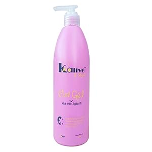 KALIVE Curl Gel 16 oz for Curly Hair, Defines All Hair Types – Curls, Waves, Natural or Permed Textures for Women