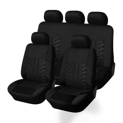 OZTGRHBD Car Seat Covers Full Set for Opel Corsa e Elegance MJ22/ Corsa e Ultimate MJ22 2019-2022, All-Weather Front ＆ Rear Bench Seat Protectors, Comfort Breathable Automotive Interior Chair Cover
