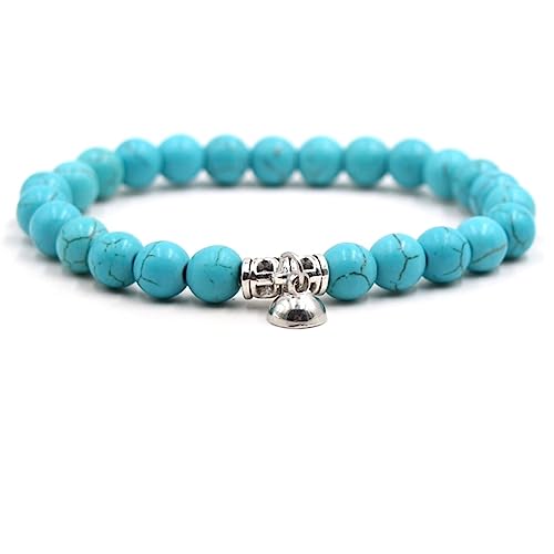 Bijoux en pierre naturelle pour elle et lui - Bracelet de perles en pierres véritables d'harmonie