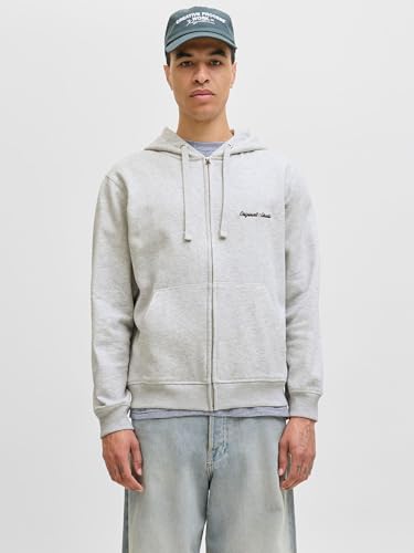 JACK & JONES Jornorrebro Emb Sweat Zip Hood Noos – Ansicht 2