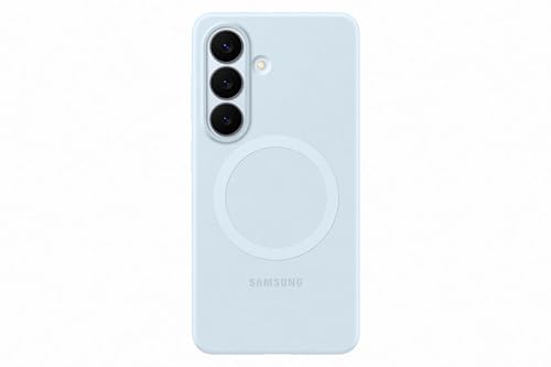 Image of Samsung Galaxy S26 Silicone Magnet Phone Case, Soft-Touch, Durable Grip, Great Feel, Light Blue