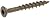 Hillman 48275 Brown Painted Square Drive Deck Screw, 9 X 3-Inch, 250 pack