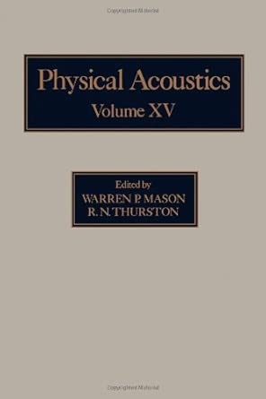 Physical Acoustics: v. 15 book cover