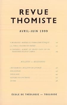 Paperback Revue Thomiste - 2/1999 [French] Book