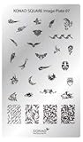 Puede aplicar los motivos no sólo en sus uñas, pero también en su teléfono móvil, pendientes, colgante, pulsera, caja de regalo, gafas de sol o cualquier otra superficie de su elección.