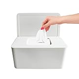 Moorfowl Baby Wipe Dispenser for Bathroom, Upgarde Design(8.2L x 4.9W x 3.9H inches), Minimalist Flushable Wipes Container for Home Car