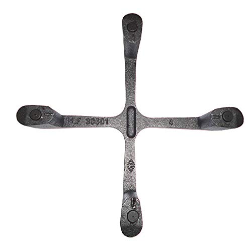 Franza - Griglia in ghisa 1 fuoco per Electrolux Rex Aeg Zanussi 155 x 155 3546306014 G4431/OR Prodotto originale