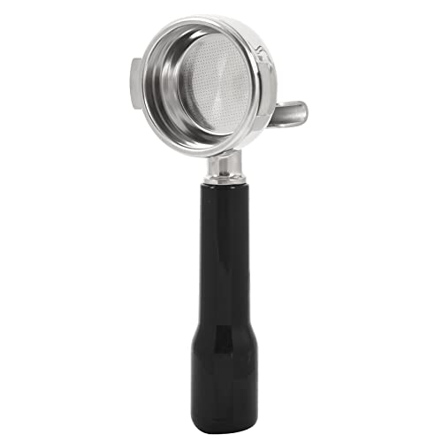 Porta filtro fondo per macchina da caffè in acciaio inossidabile da 58 mm, supporto filtro per razzo/expobar doppia bocca/E61 / FAEMA