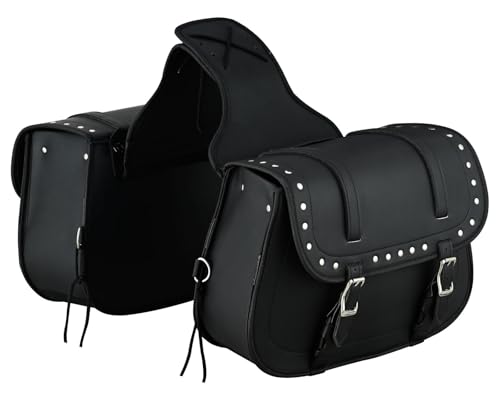 Alforjas de moto Cruiser Vance 18L PVC resistentes al agua miniatura 1