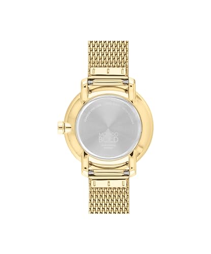 Movado Bold Shimmer Women's Watch - Swiss Quartz Movement, Sparkling Crystal Bezel, Mesh Bracelet - 3 ATM Water Resistance - Luxury Fashion Timepiece for Her - 34mm3