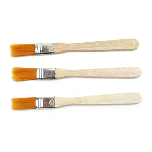 BESPORTBLE Micro Plant Cleaning Brush Set 3pcs Miniature Landscape Brush Detail Tool Wood Material 13 * 1.5cm