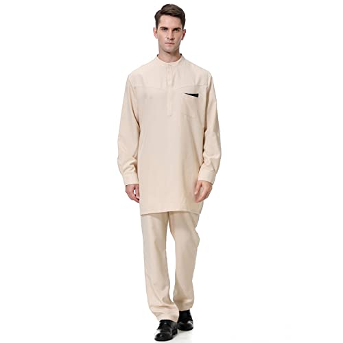Tenue priere africaine ample pour homme musulman - 3