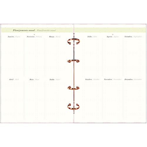 Planner Argolado 17,7 x 24 cm Soho 90 G 2023 - Tilibra, Modelo: 623741