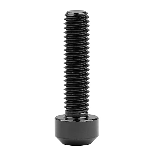 Image of Titanium Torx Square Head M6 x 10 15 20 25 30 35 40 45 50 60 65 70 80mm Screw Pack of 5 (Black, M6x25mm)