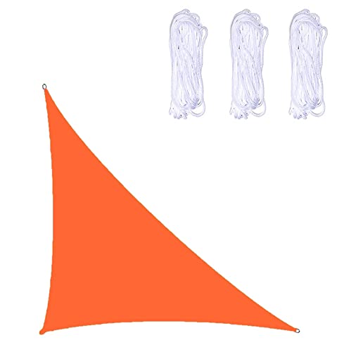 Voile d'ombrage en tissu triangulaire et robuste anti-UV
