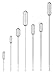 3 ml - 2.1ml Bulb Draw Dropettes Disposable LDPE Transfer Pipettes
