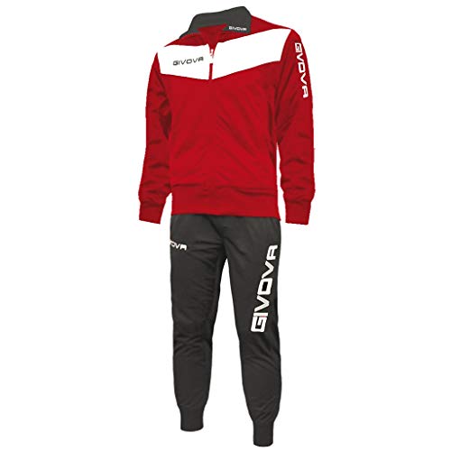 GIVOVA TUTA VISA TRIACETATO ROSSO/BIANCO Tg. 4XL
