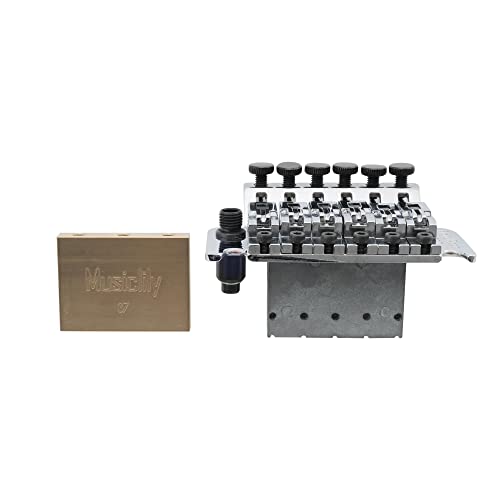 Musiclily Ultra 37mm Bloco Tremolo de Latão Sólido para Ponte Floyd Rose Locking Tremolo Guitarra El