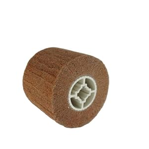 Schleifwalze Bürste, ylonbürste, Schleifhülsen für Schleifroller Satiniermaschine , örnung 240, atinierwalze für Holz & Metall Oberfläche Polieren- Ø120x100mm