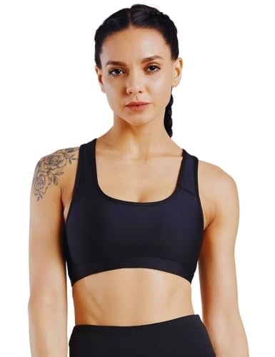 Image of Shoppy Villa - Sports Bras for Women | Gym Bras for Women Workout | Yoga, Camisole Bra, Lighty Padded Cup Bra with Full Coverage with Removable Pads