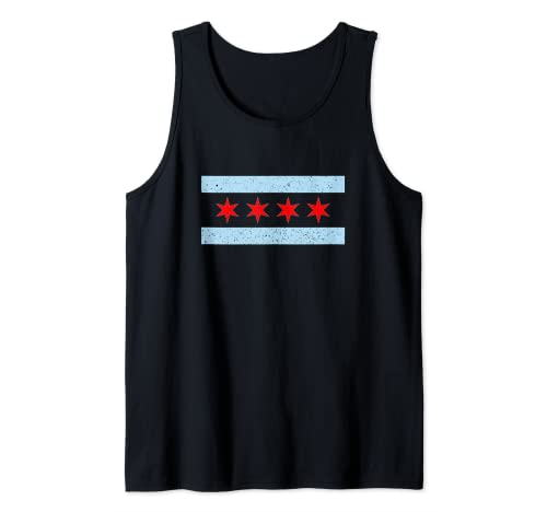 Chicago Illinois 312 - Bandera de la ciudad de los vientos Camiseta sin Mangas