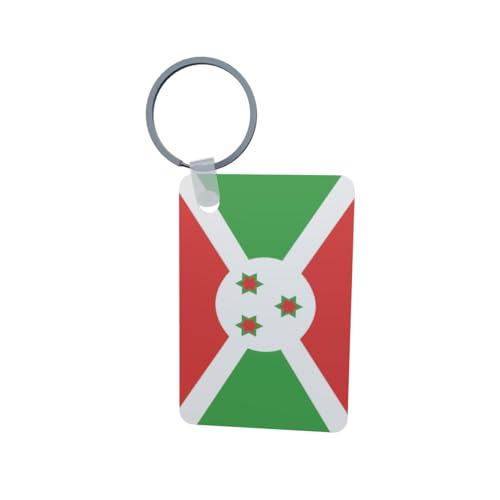 U24 Porte-clés Burundi en aluminium 50 x 47 mm