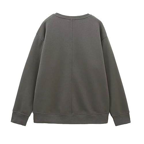 Pull col rond femme au style Y2K marqué et imprimé graphique rétro - 3